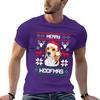 Beagle Merry Woofmas Christmas Dog Gift T-Shirt summer clothes summer tops anime clothes t shirts