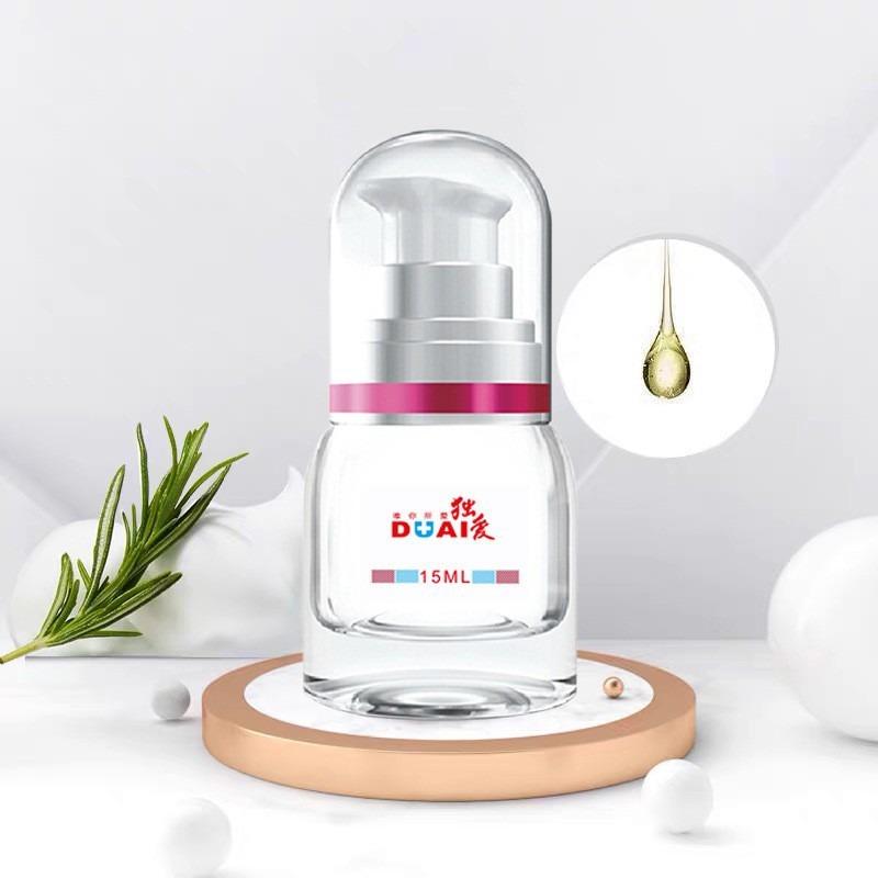 Weibliches Vergnügen Orgasmus Flüssigkeit weiblicher Geschlechtsverkehr Gel kleine weiße Flasche Gel Erwachsene erotische Sex Produkte