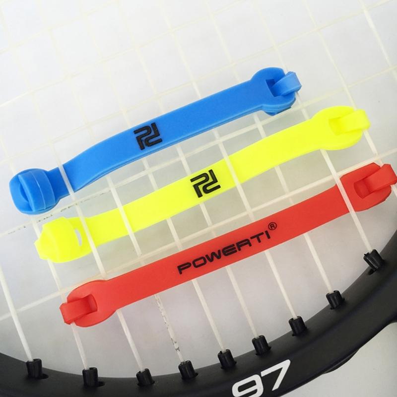 Double Knots Tennis Racket Dampener Shock Absorbers Long Silicone Racket Dampener to Reduce Vibration Easy to Install