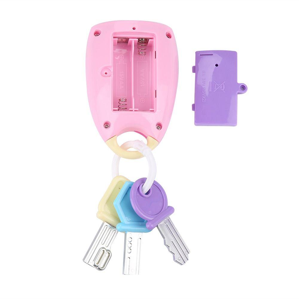 Interactive Remote Control Car Battery Operated Kids Education Toy Car Key Toy Home Play