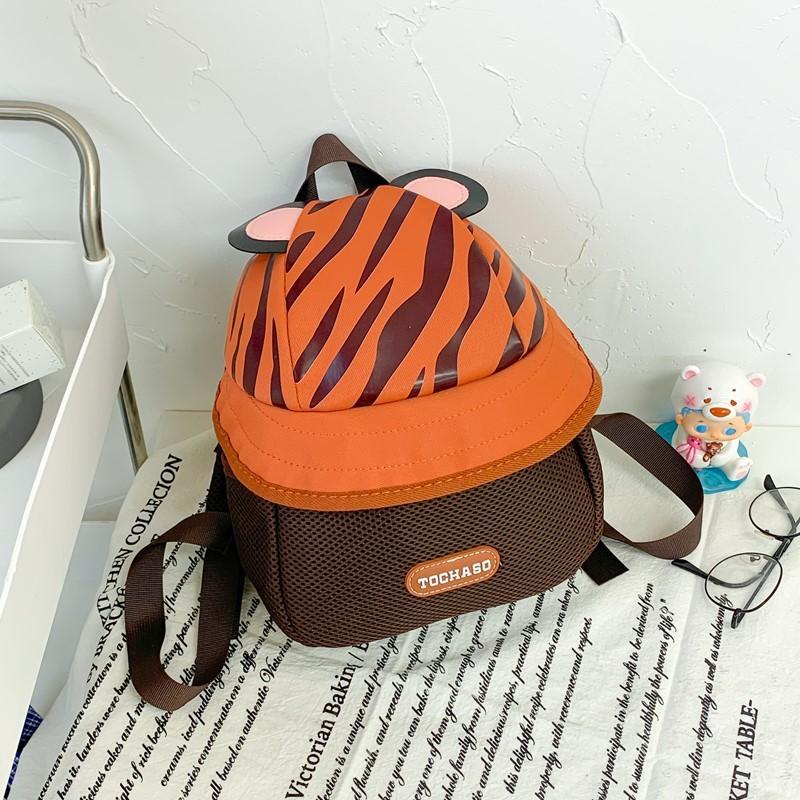 Baby Girl Mini Backpack With Cartoon Pattern For Kindergarten Kids Backpack Storage коричневый