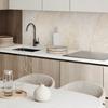 Ready-to-install Vinyl Panel with Decorative Print 100x50 Cm Elegant Marble Pattern