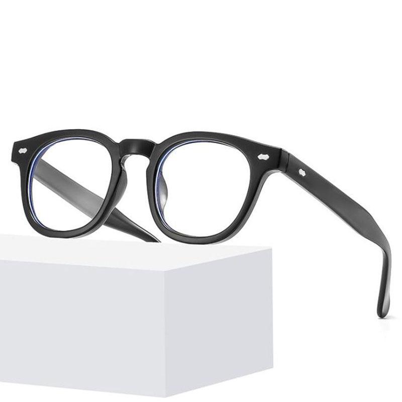 Vintage Kleine Runde Brille Herren Damen Nieten Brille Kurzsichtigkeit Korrektionsbrille -1.0 -1.5 -2.0 -2.5 -3.0 -3.5 -4.0 -6.0