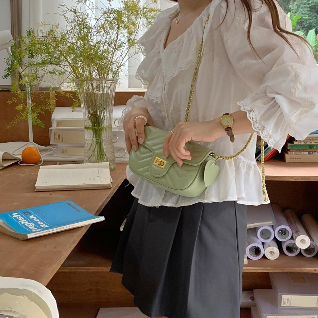 Small Fragrance Style Diamond Chain Bag New Crossbody Bag Fashionable Exquisite Small Bag for Women