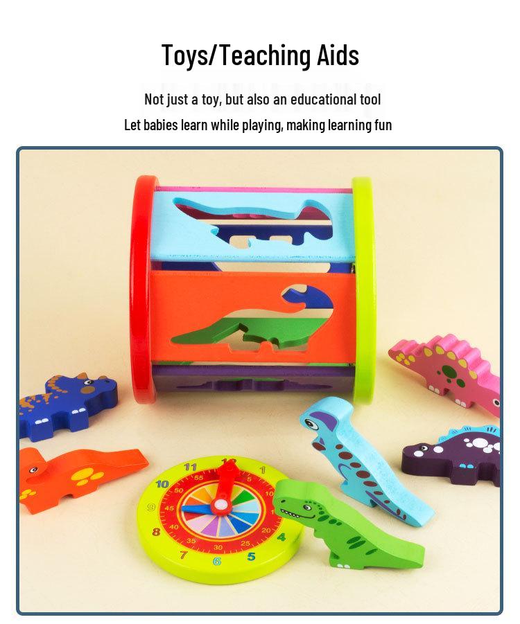 Thirteen-Hole Wooden Shape Matching Box: Children's Educational Toy for Kindergarten Building and Learning