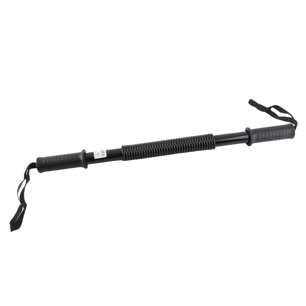 20Kg Spring Bar Exerciser Black High Strength Reliable Sturdy Versatile Power Spring Arm Bar for Fitness