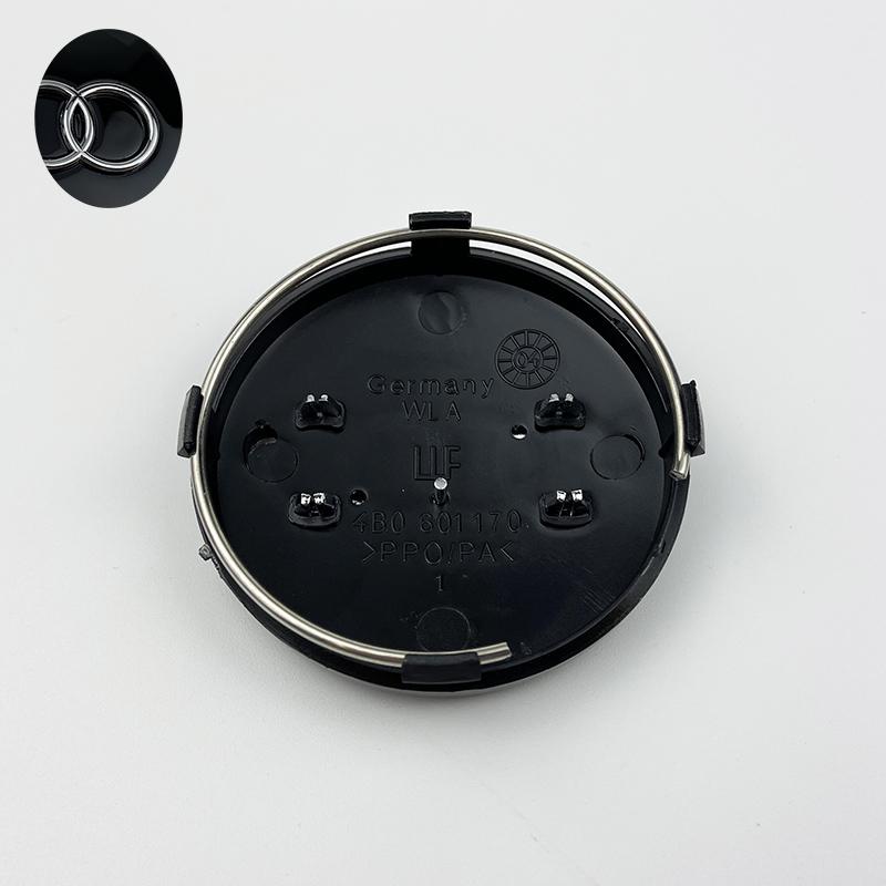 For Audi A1 4pcs 60mm 61mm 68mm 69mm Audi Hub Caps Car Wheel Center Caps For Audi A1 A2 A3 A4 A5 A6 A7 A8 S3 S6 Q3 Q5 Q7 Accessories