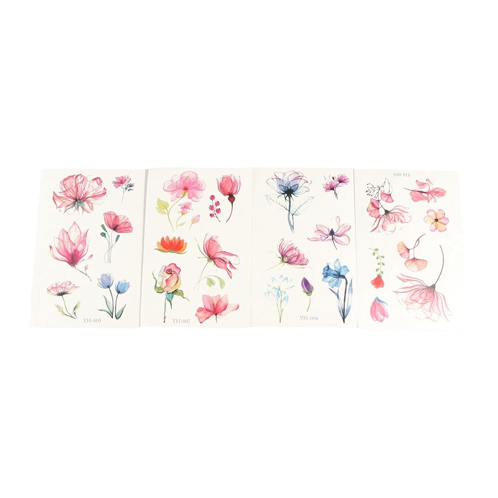 Waterproof Temporary Tattoo Sticker Anti Sweat Petal Tattoo Sticker  Chest