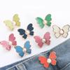Fashion Butterfly Jean Button Adjustable Waist Buckle Extender Detachable Tighten Attacher Pins Waist Closing Artifact