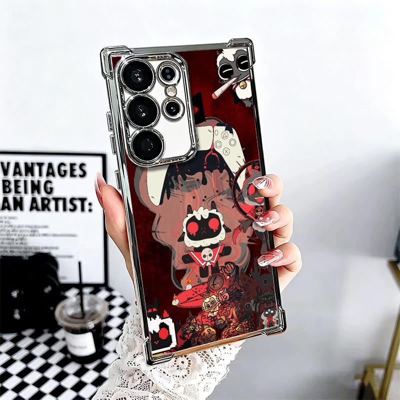 

C-Cult Of The L-Lambs Soft Phone Case For Samsung Galaxy S26 Ultra S25 Edge S24 FE S23 Plus S22 S21 + S20 Plating Anti-Fall Fund Samsung S23 Plus