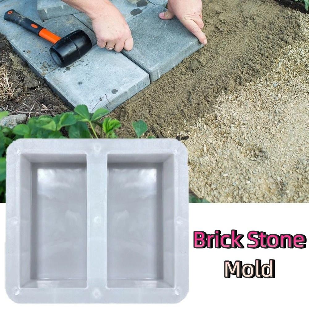 Reusable Paving Cement Mold 20x10cm Cement Brick Mould Concrete Pavement Mold  Garden Paths