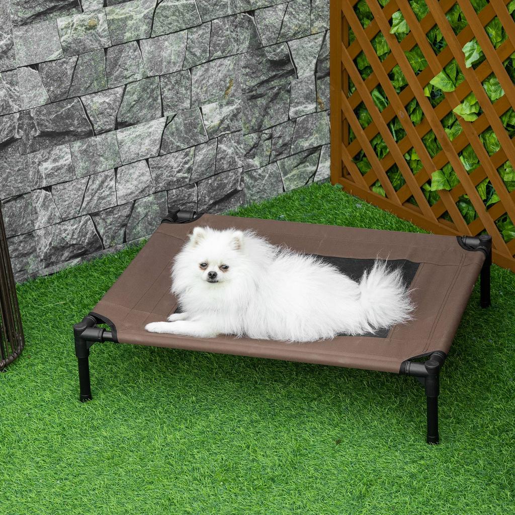 Dog Bed Outdoor, Elevated Dog Bed for Medium-Sized Large Dogs, Sturdy Pet Bed with Washable Mesh, Cat Bed Pet Bed Sleeping Place for Outdoors Camping