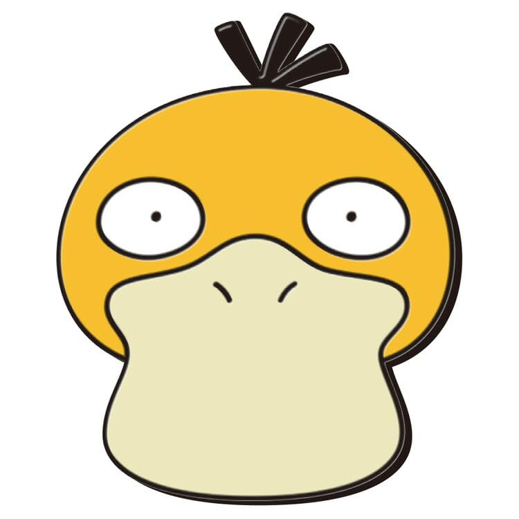 Kamio Japan Pokemon Silicone Mirror Psyduck 040105 pokemon