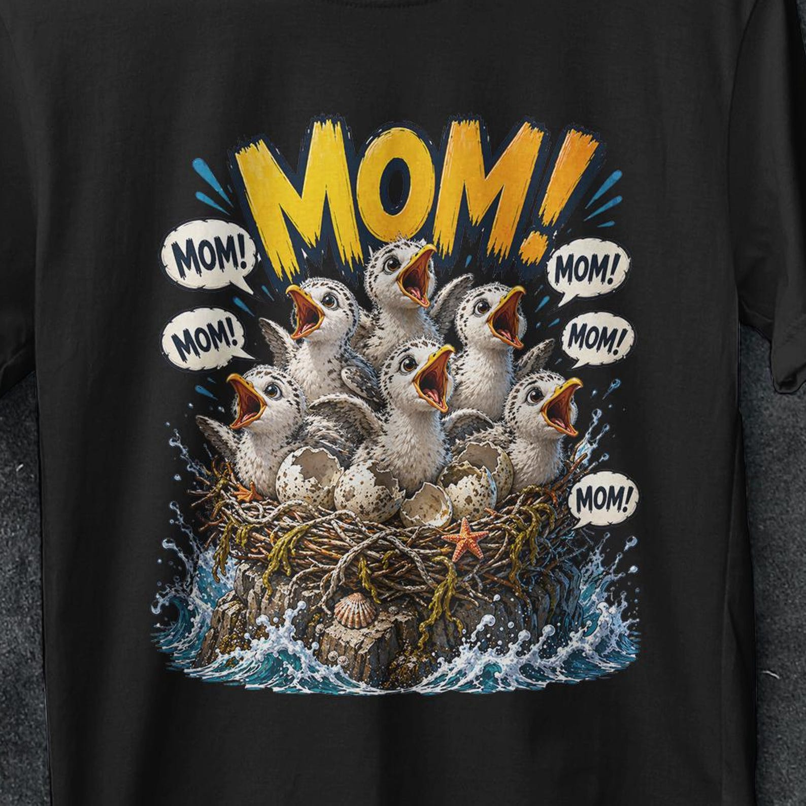 Seagulls Mom T Shirt, birds, Mom Seagull Mom Mom, Funny Mother s Day, Gift For Mom, Disney T-Shirt, Disney Finding Nemo Seagulls S