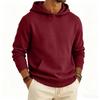 Men's Oversized Drop Shoulder Hoodie with Long Sleeve Pullover for Fall