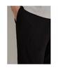Binpolmen Crepe Elastic Waist Wide Pants Black
