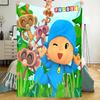 Pocoyo Theme Printed Blanket - Perfect for Couch, Bed, Travel & Outdoor Use | Machine Washable, Cozy & Durable.