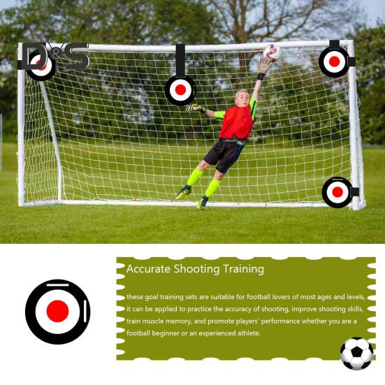 2/4 Pcs Agility Targets Flat Cones Soccer Target Shoot Goal Target Discs for Lacrosse Soccer Baseball Hockey Sports Training
