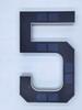 9 Inch Solar LED Illuminated Waterproof House Number Sign Door Address Plate Outdoor Porch Garden Wall Night Light Rechargeable