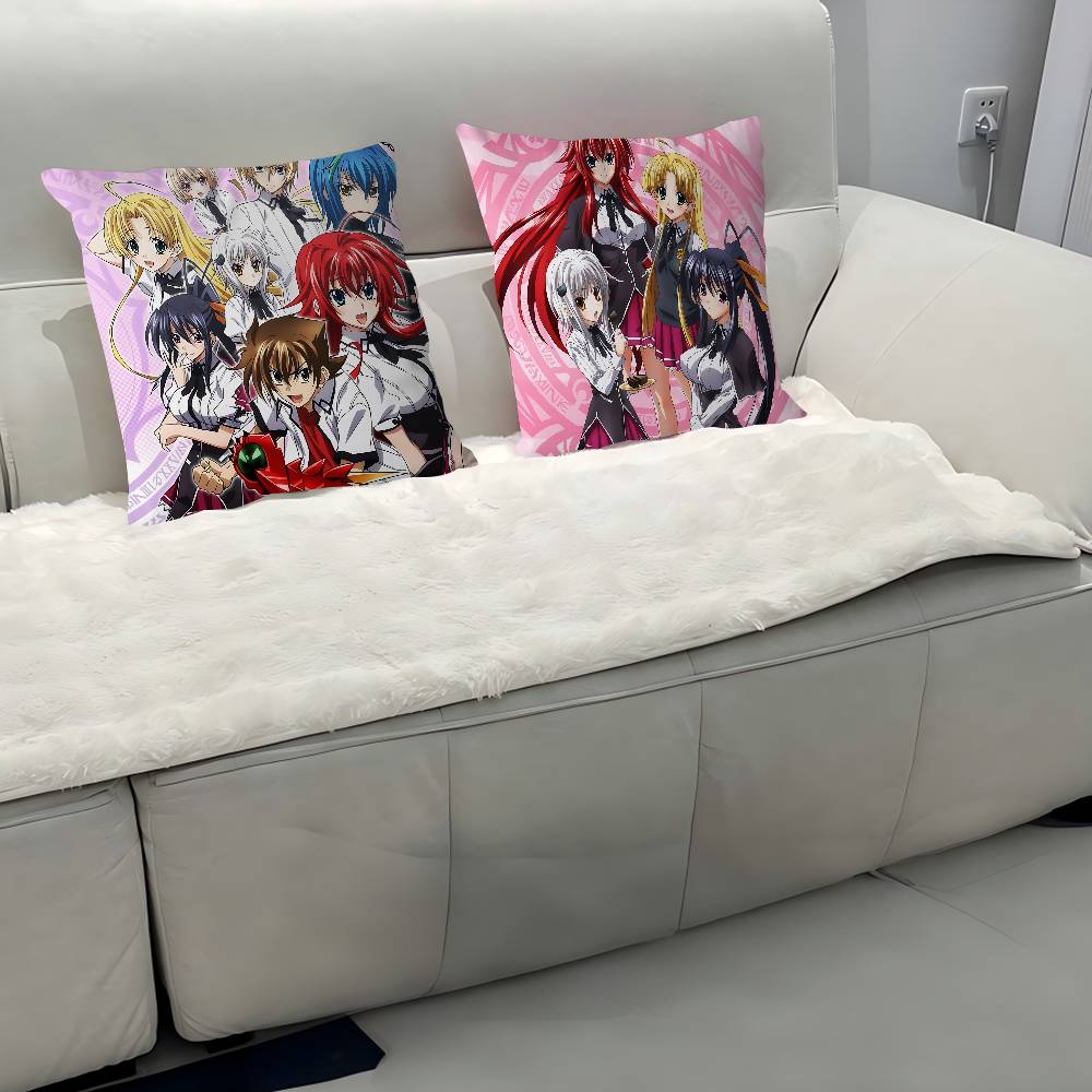 Anime H-High School DxD Pillow Cushion Cover Pillowcase Living Room Sofa Home Decor Customized