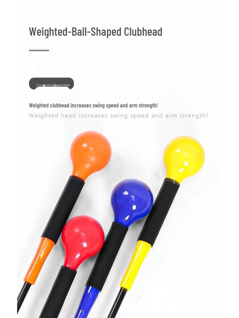 Golf Swing Trainer Rubber Practice Stick