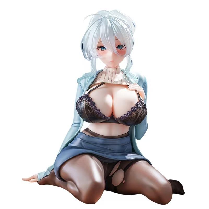 

14cm Widow s Snow Maiden Yukino Midwinter GK Scale Ratio Model Anime Handmade Action Figures Desktop Case Decoration Ornament Gift Present