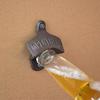 Vintage Antique Home Kitchen Wall Mounted Bar Beer Glass Bottle Cap Opener Gift (Color: Copper)