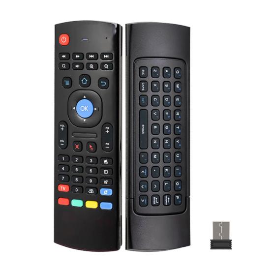 MX3 2.4G Wireless Remote Control Air Mouse Keyboard for X96 H96 Android TV Box