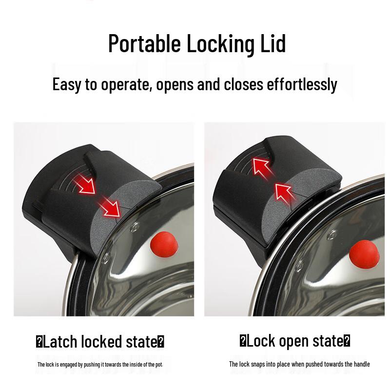Triceratops Edelstahl Mikro-Schnellkochtopf