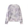 Summer Women's O-Neck Floral Print Knit Cardigan Long Sleeve Lightweight Casual Sweater Jacket Anti-Darkness