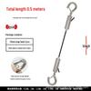 Stainless Steel Adjustable Wire Sling Hook for Art Exhibition Hanging