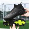 Batch 2025 World Cup C Ronaldo High-top Football Shoes Men's and Women's Youth Spikes Grass Training Shoes