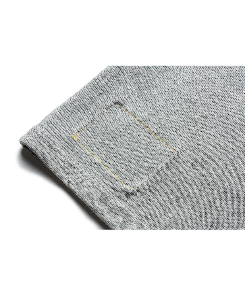 Deoleseukyu Classic Pocket Tee [Melange Grey]