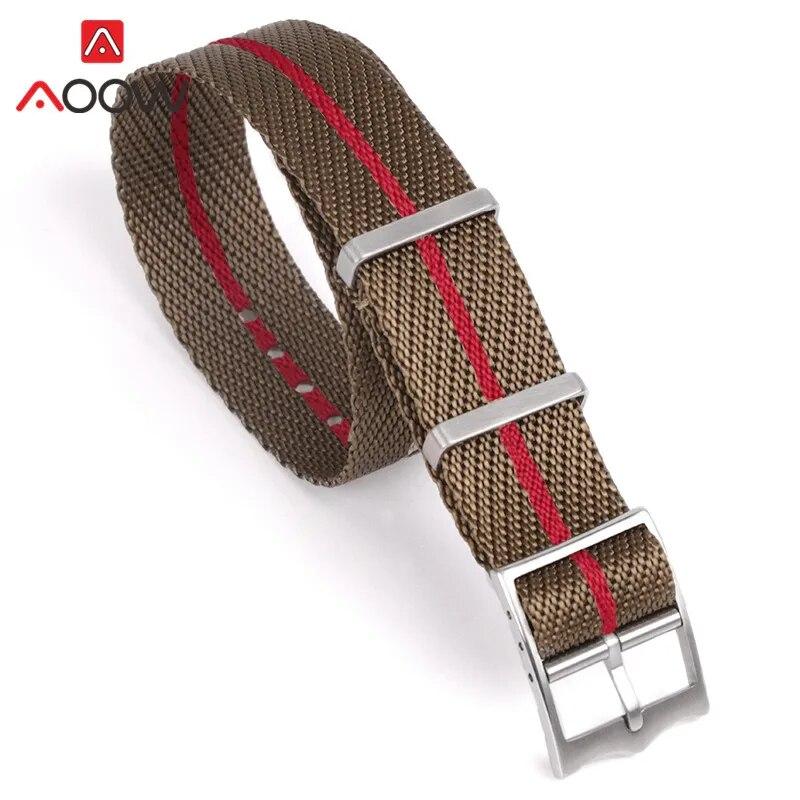 

Жаккардовый тканый нейлоновый ремешок Zulu 20 мм 22 мм, пряжка из нержавеющей стали для мужчин и женщин, сменный браслет для часов Tudor Black Bay 22mm