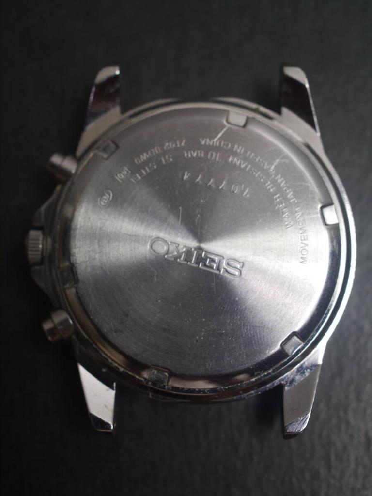 SEIKO Quartz Chronograph Watch Ae125 Working Condition 7T92-0DW0 Men's
