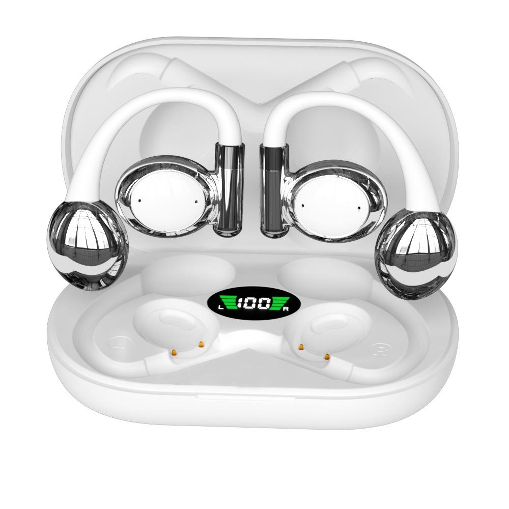 Wireless In-Ear Clip-on Sport Earbuds with Ultra-Long Battery Life, Compatible with Apple and Huawei