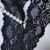 Sexy String-Spitzenunterwäsche für Frauen Ikule Back Bow Höschen G-String T-Back Tanga mit Perlen Höschen K107