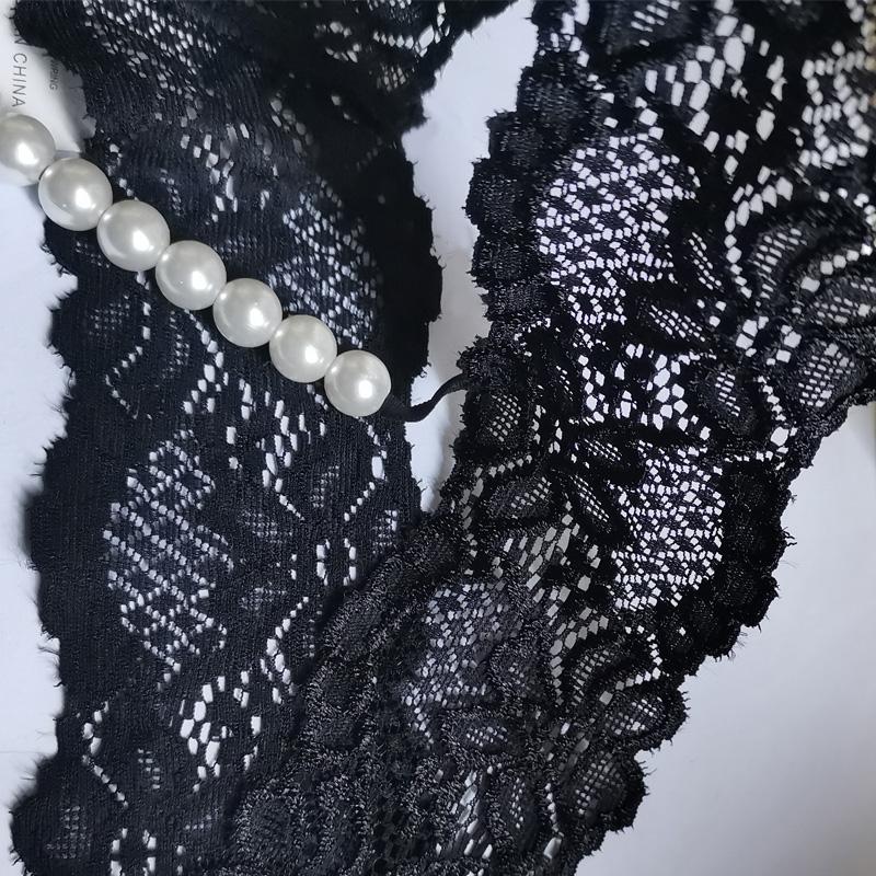 Sexy String-Spitzenunterwäsche für Frauen Ikule Back Bow Höschen G-String T-Back Tanga mit Perlen Höschen K107