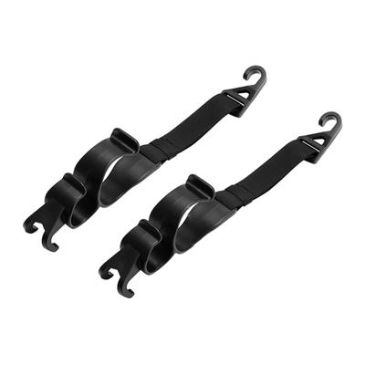 Autositz Kopfstützenhaken 2er Pack Aufhänger Aufbewahrungsorganizer Universal für Handtasche Geldbörse Mantel Universelle Passform Auto SUV