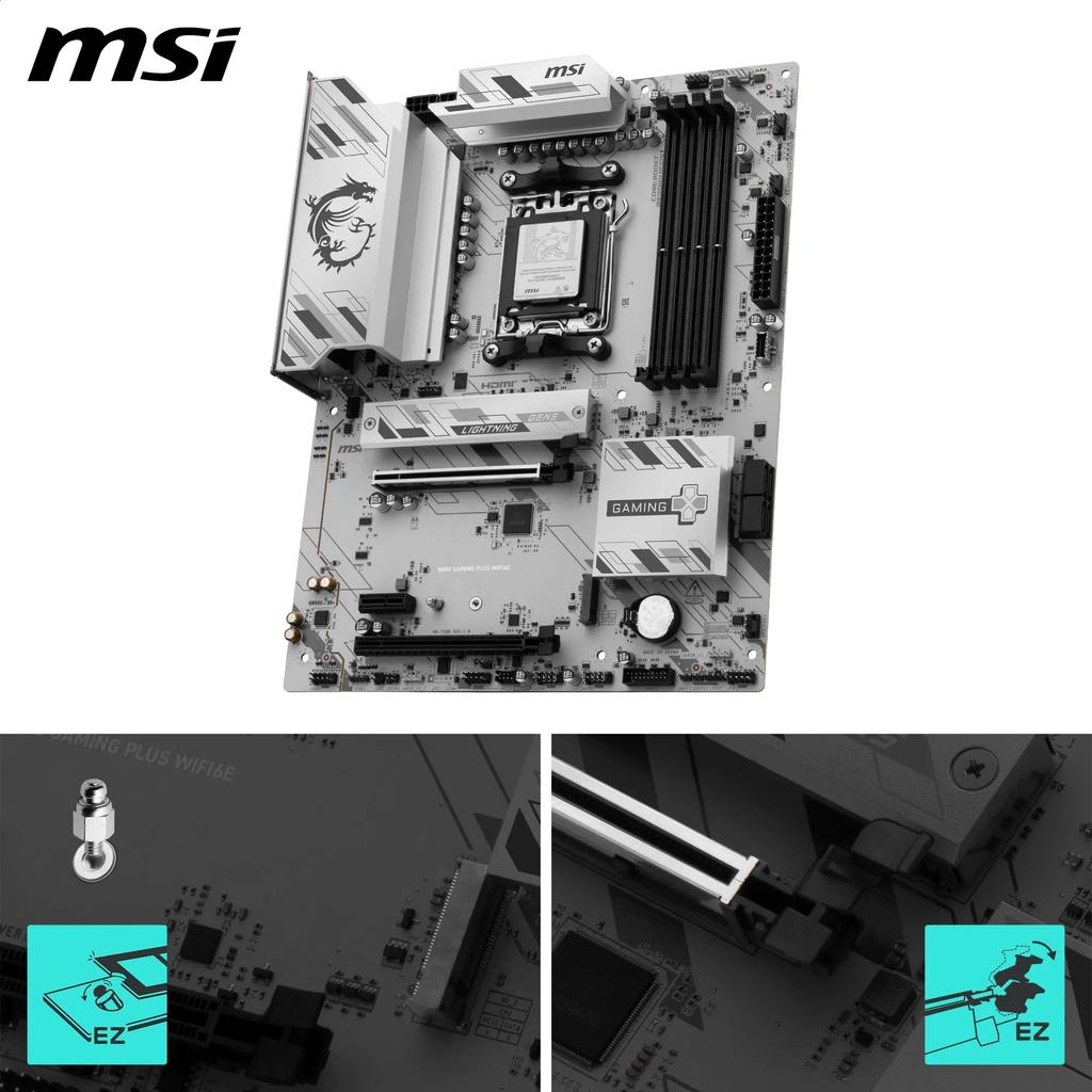 MSI B850 GAMING PLUS WIFI6E ATX Gaming Motherboard MB6801