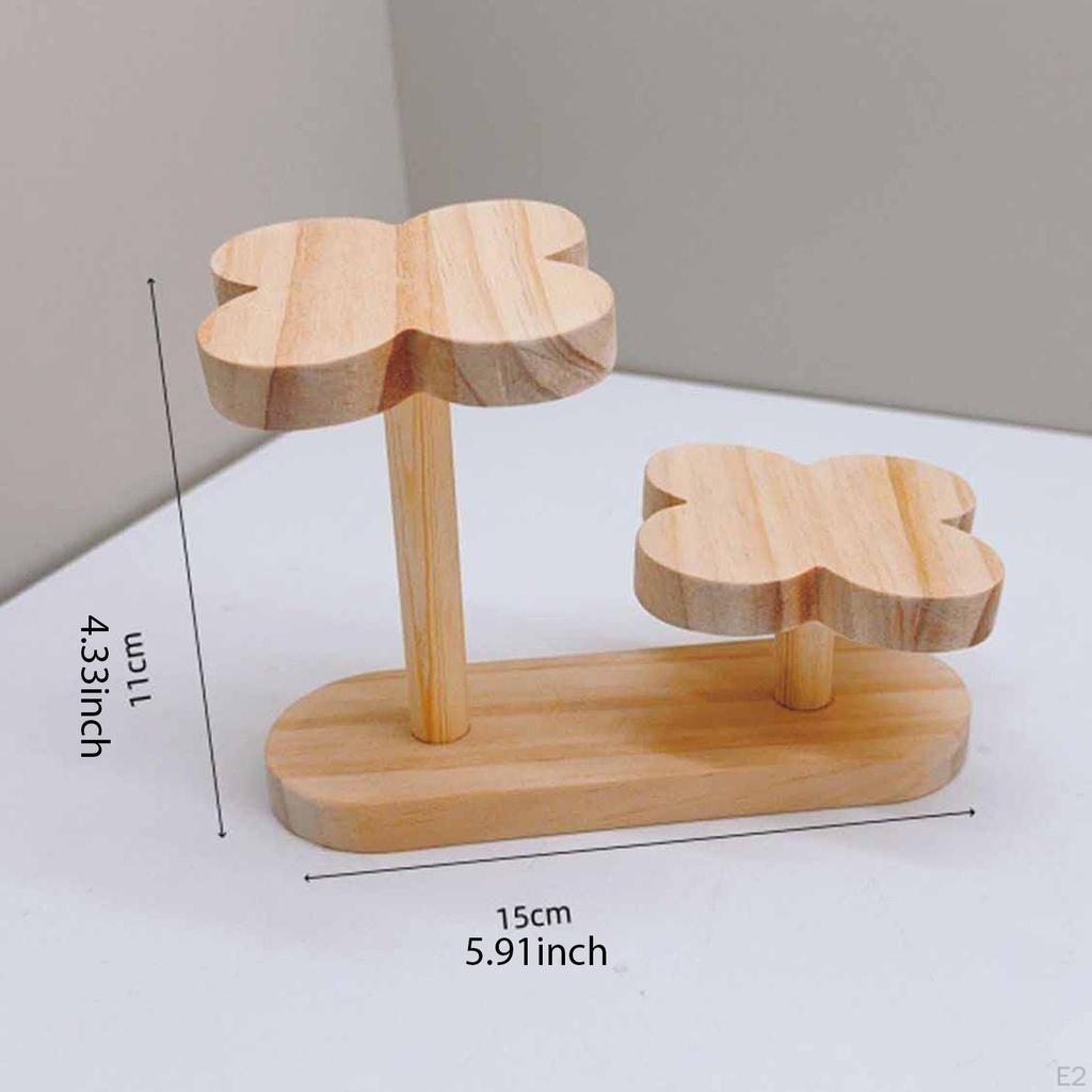 Holz-Pflanzenständer, Dekoständer für Pflanzen, Kerzen und Parfümzubehör