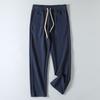 Original Export Surplus Cotton Blend Terry Casual Pants Solid Color Japanese Style Loose Fit Sports Sweatpants for Men