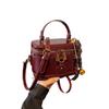 Retro trend high-end hand bucket bag winter new fashion casual shoulder bag niche messenger bag