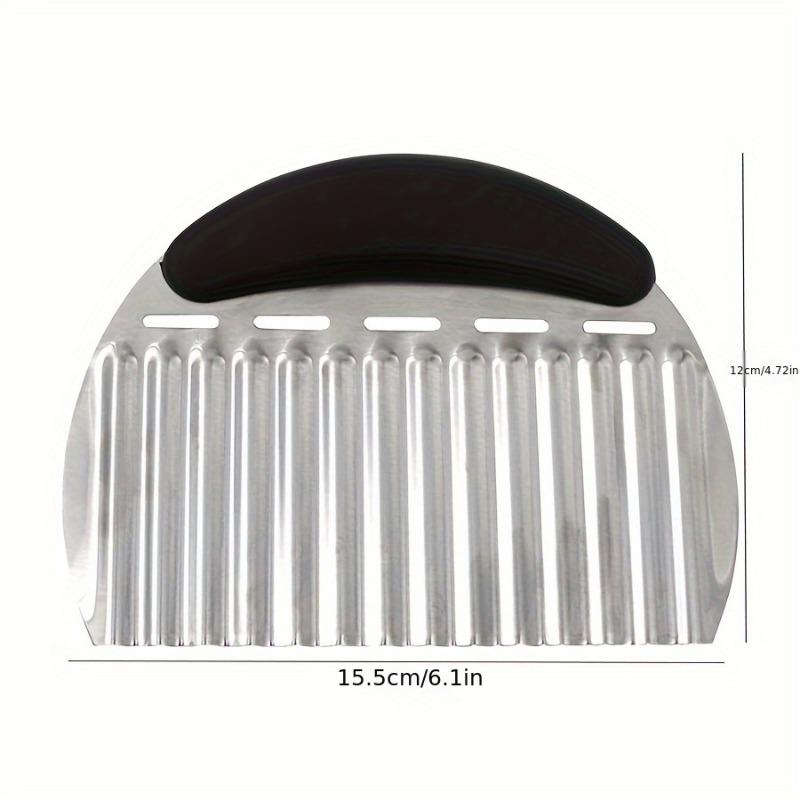 1PC Potato Slicer, Wavy Potato Cutter, Household Vegetable Cutting Tool, Fine Stripe and T-block Cutting Tool