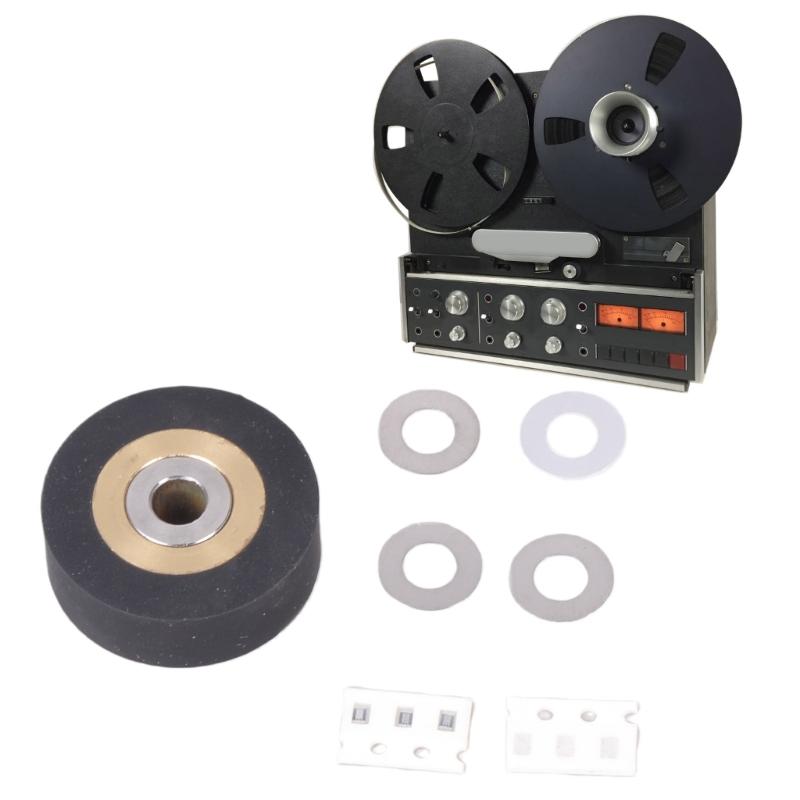 Pinch Roller Metal Wheels Hole Precisely Reamed for Revox B77 A700 PR99 C270 C274 for Studer A67 B67 A807 A810 Speaker