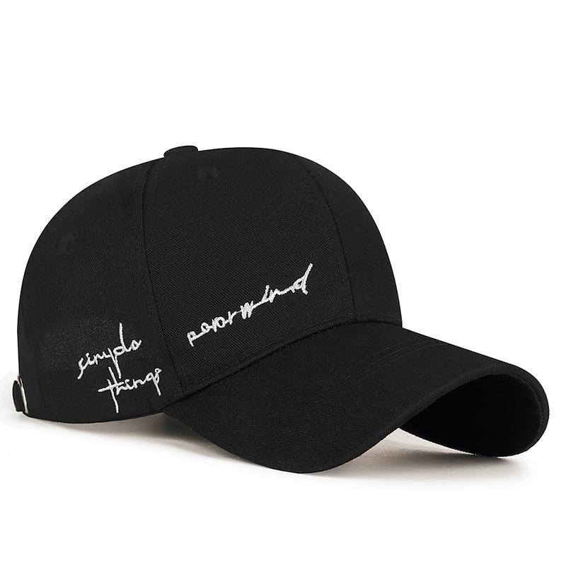 A Versatile Baseball Cap with Embroidered Letters A Sports Sunshade A Street Student Baseball Cap