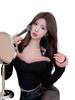 Pure Desire Würziges Mädchen Neckholder Pelz Oberteil: Damen Herbst/Winter High-End Innenbekleidung mit Plus-Samt