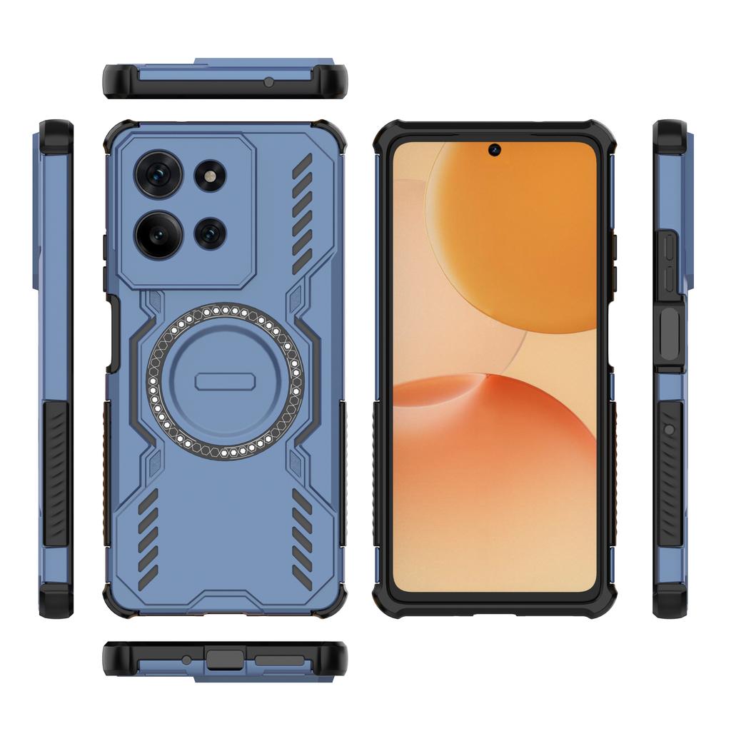 Pro Motorola Moto G75 5G Pouzdro Magnetická přitažlivost Armor Nárazník Pro Motorola Moto G75 Pouzdro pro odvod tepla Pro Motorola Moto G75