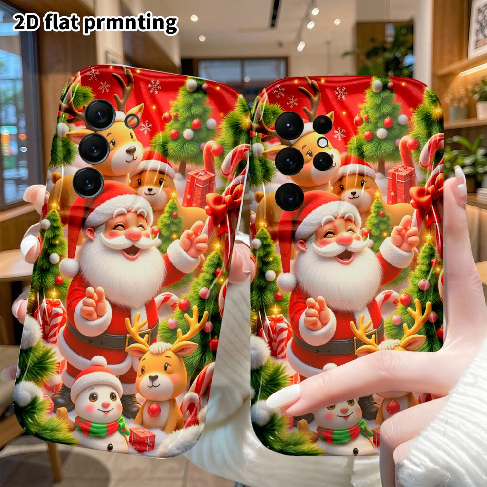 Phone Case: 2D Flat, Suitable for Samsung Galaxy A34 A35 M05 M06 S20 S22 S21 FE Plus 5G Protective Cases, Full and Lively, Perfect Christmas and Hallo