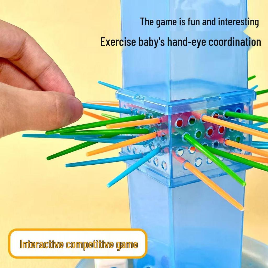 Kids' Stick Pulling Game: Balance & Beads Party Challenge for Parent-Child Interaction & Early Learning